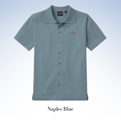 CUTS CLOTHING RIVIERA KNIT BUTTON UP